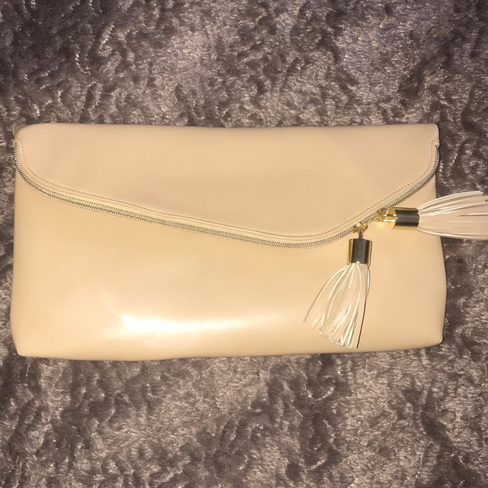 Patent leather clutch